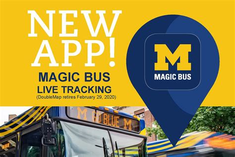 Umich magic bus - Logistics, Transportation & Parking – Blue buses offer free transportation around campus. On this site are maps of the routes as well as hours of operation. MAGIC Bus – A website that provides GPS location and E.T.A. for blue buses. Ann Arbor Transportation Authority (AATA–The Ride) – Routes around Ann Arbor & Ypsilanti (free with your ...